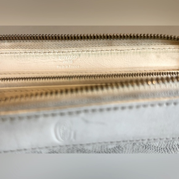 Goyard White Goyardine Matignon GM Wallet - Picture 5 of 10